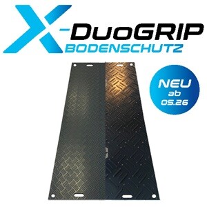 doppelseitige Fahrplatten mit feinen und groben Struktur