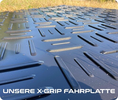 X-GRIP Fahrplatten mit groben Profil