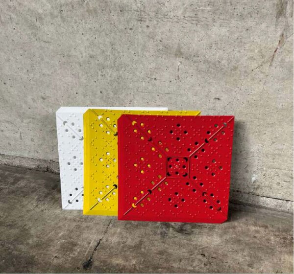 TERRA-GRID BIG MARKER rot/gelb/weiß für Rasengitter Kunststoff TERRA-GRID E® 35