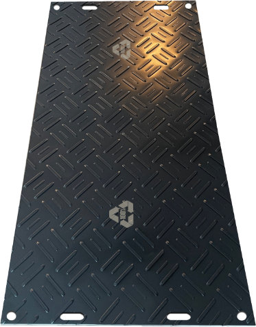 X18-GRIP FAHRPLATTE 18mm 1000x2000mm Profil 4mm schwarz 40t/m2** Bodenplatte Bodenschutzplatten Kunststoffplatten Bodenschutzmatte