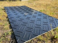 X22-GRIP FAHRPLATTE 22mm 1000x2000mm Profil 4mm schwarz 50t/m2** Bodenplatte Bodenschutzplatten Kunststoffplatten Bodenschutzmatte