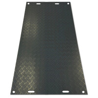 20mm Kunststoffplatten Fahrplatten 20x800x1200mm 80t/m2** Bodenschutzmatte Bodenplatte Bodenschutzplatten