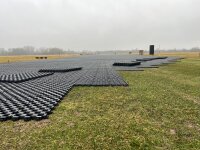 TERRA-GRID E® 35 Fahrgitter für Flugplatz | Hubschrauberlandeplatz | Sicherheitsstreifen | Seilrückholstrecke | Rollweg - Rasengitter Rasengittersteine Paddockplatten Paddockplatten