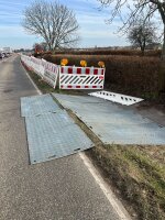 X10 FAHRPLATTE 10mm 1000x2000mm grau 20t/m2** Bodenplatte Bodenschutzplatten Kunststoffplatten Bodenschutzmatte